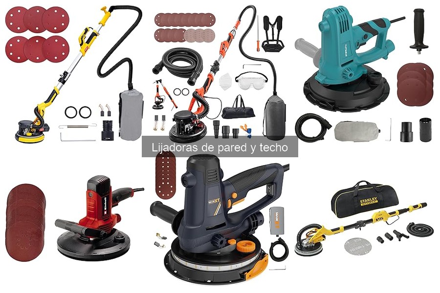 Accesorios Esenciales para Lijadoras de Pared y Techo