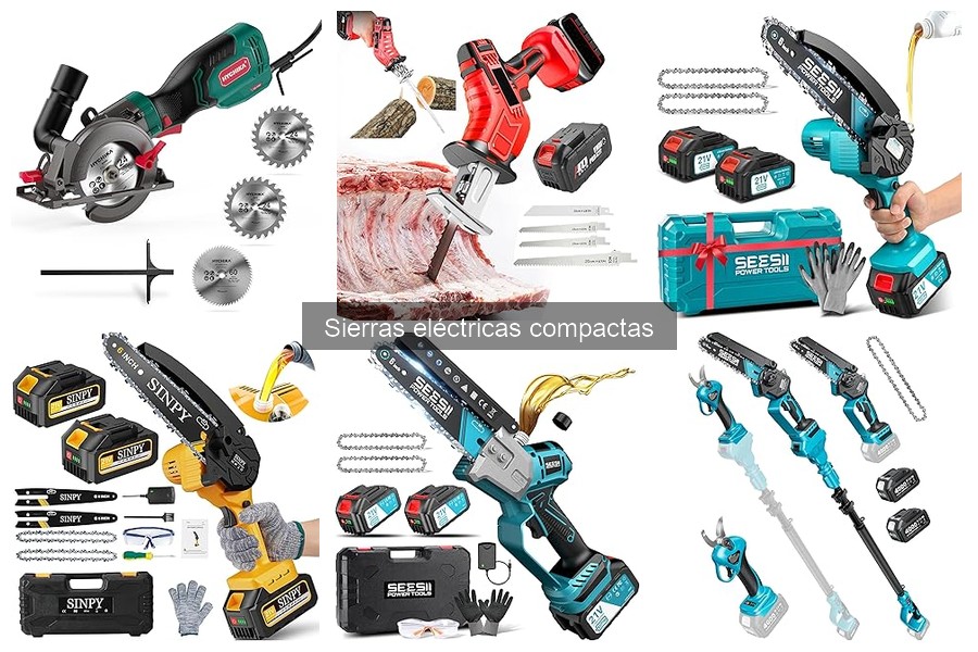Accesorios esenciales para sierras eléctricas compactas