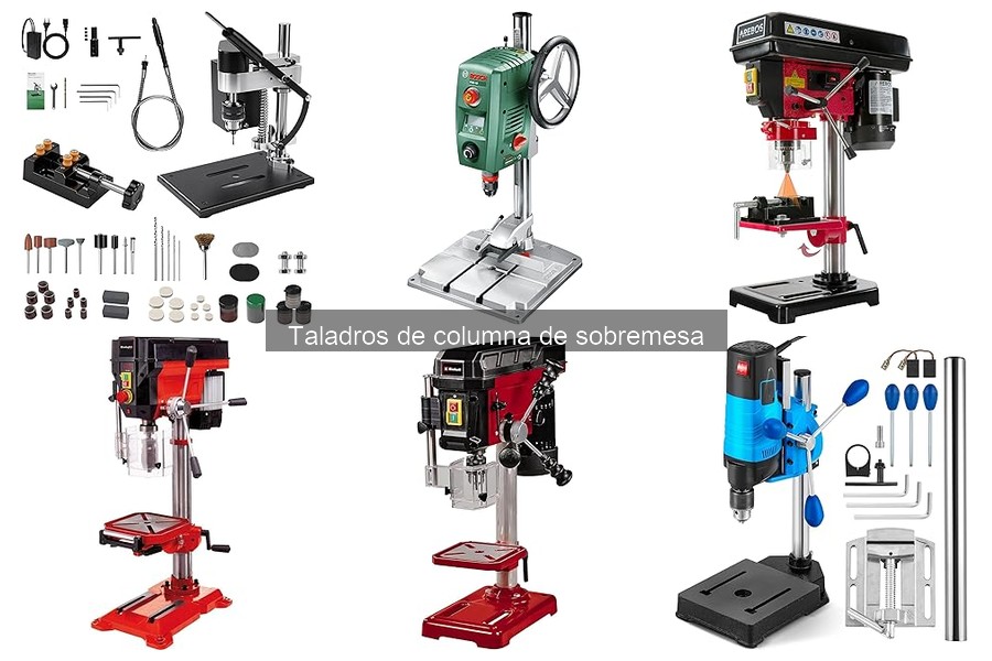 Accesorios esenciales para taladros de columna de sobremesa