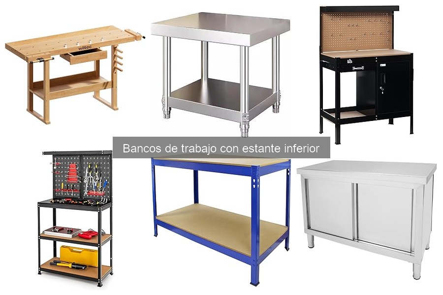 Accesorios imprescindibles para bancos de trabajo con estante inferior