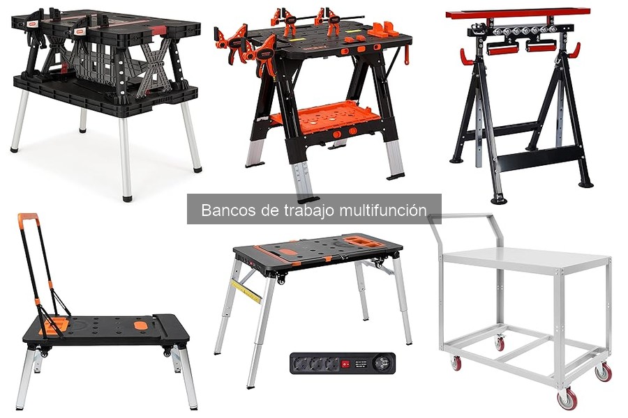 Accesorios imprescindibles para bancos de trabajo multifunción