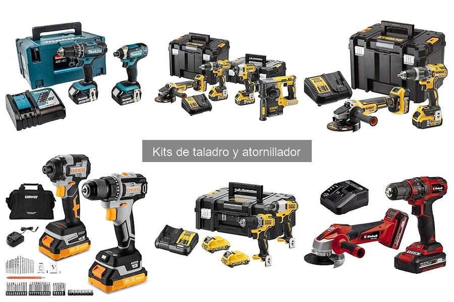 Accesorios imprescindibles para kits de taladro y atornillador