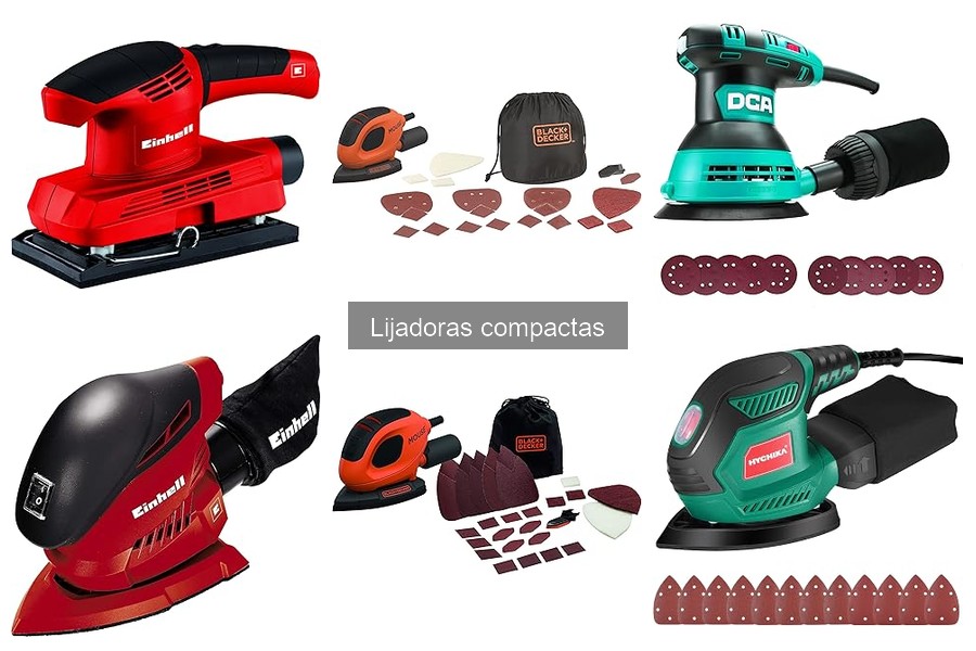Accesorios imprescindibles para lijadoras compactas