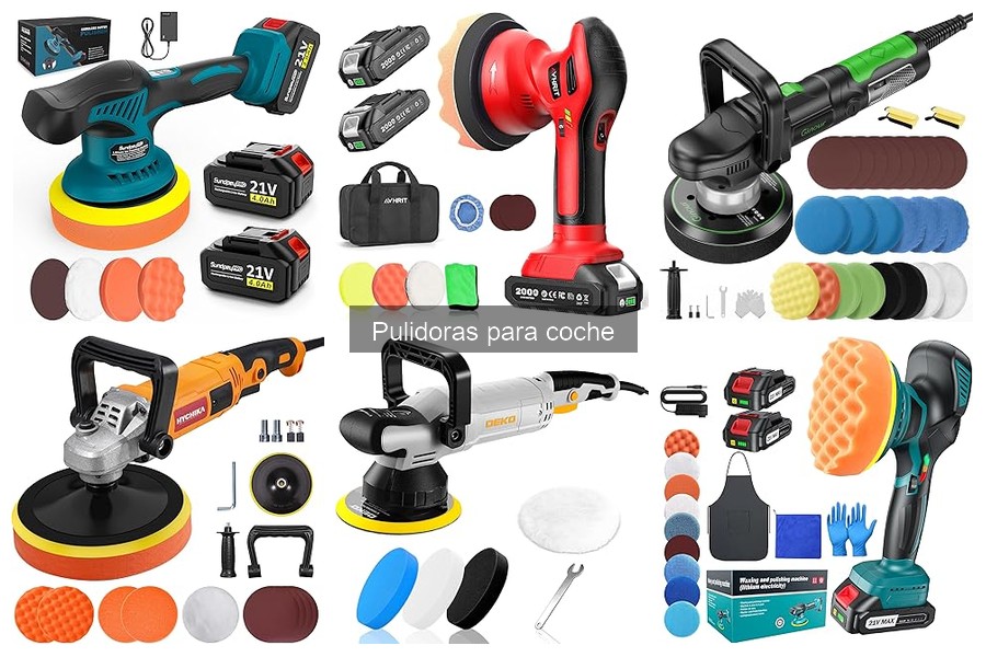 Accesorios imprescindibles para pulidoras de coche