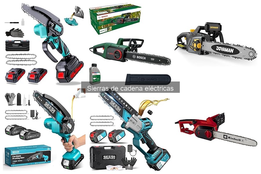 Accesorios imprescindibles para sierras de cadena eléctricas