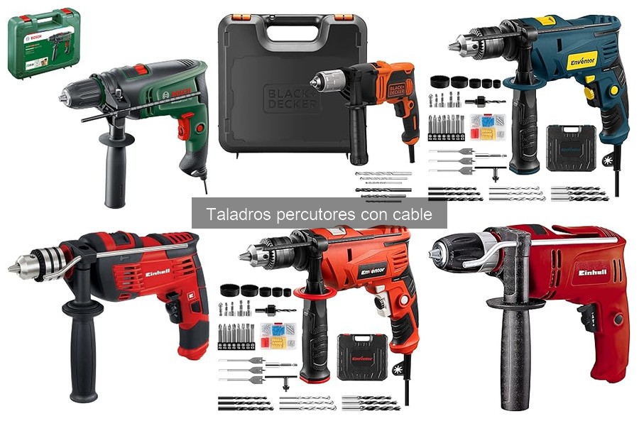 Accesorios imprescindibles para taladros percutores con cable