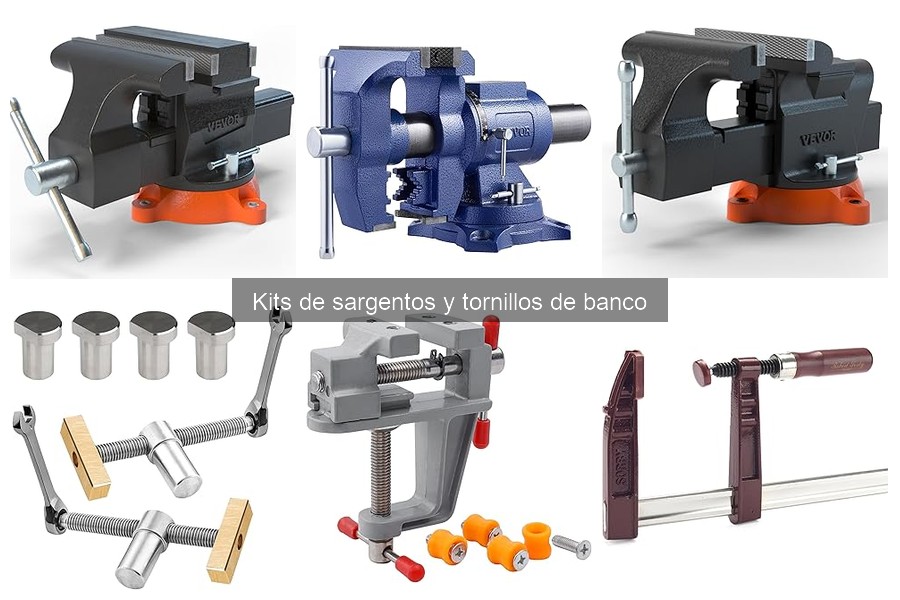 Accesorios indispensables para usar tornillos de banco