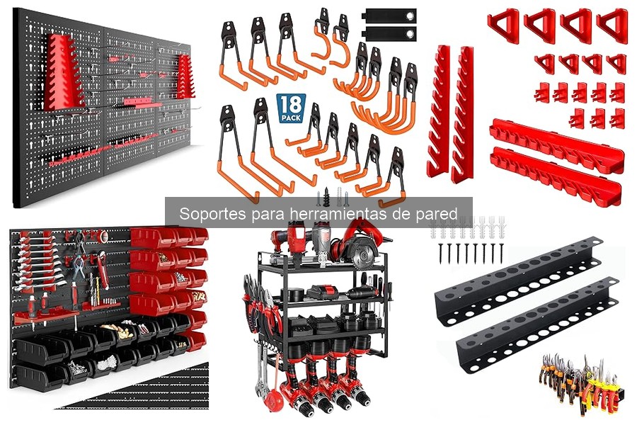 Accesorios para Optimizar Soportes de Herramientas de Pared