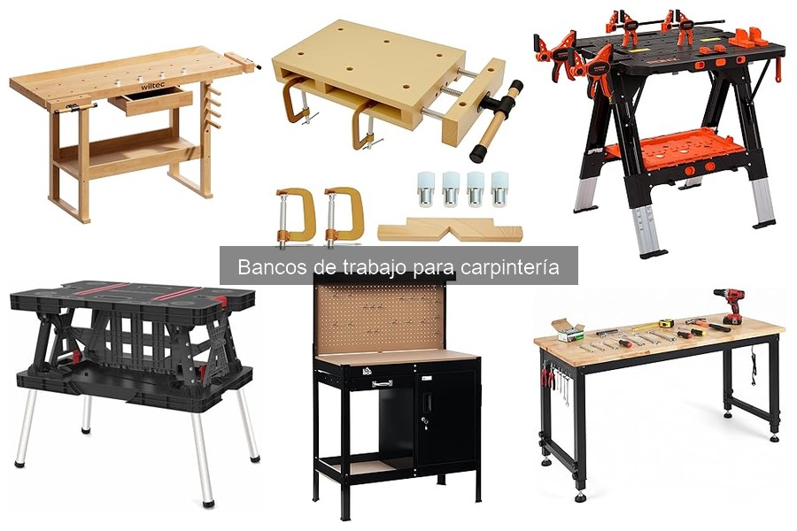 Accesorios útiles para bancos de trabajo en carpintería