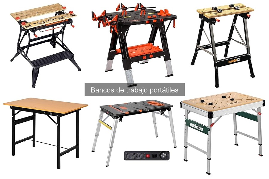 Accesorios útiles para bancos de trabajo portátiles