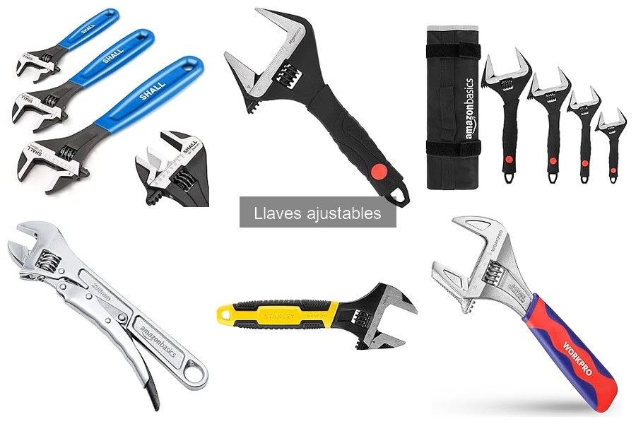 Accesorios útiles para llaves ajustables en bricolaje