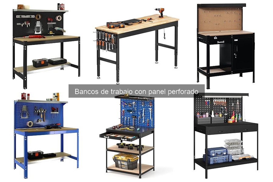 Alternativas a bancos de trabajo con panel perforado