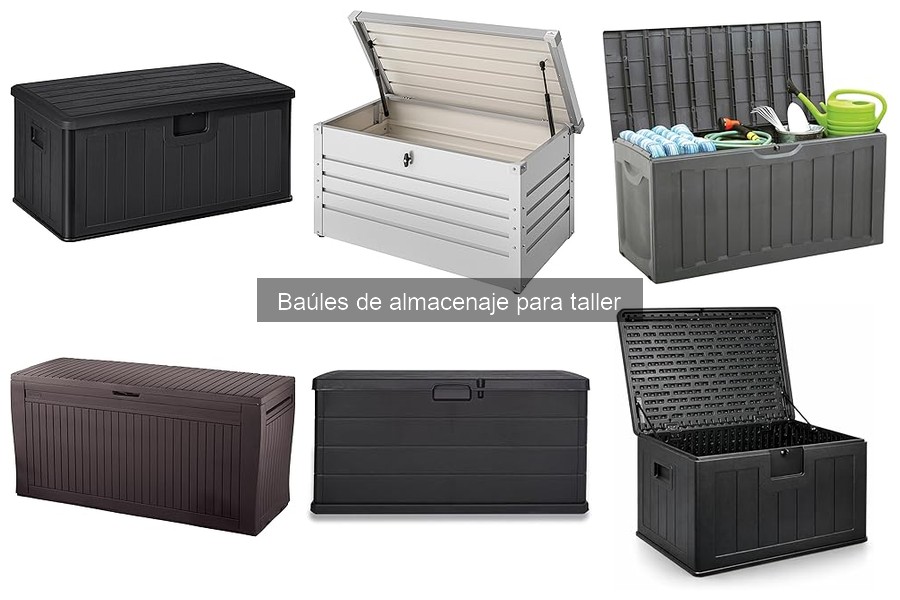 Alternativas a baúles de almacenaje para taller