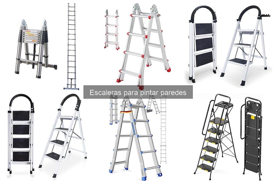 Alternativas a la escalera convencional para pintar paredes