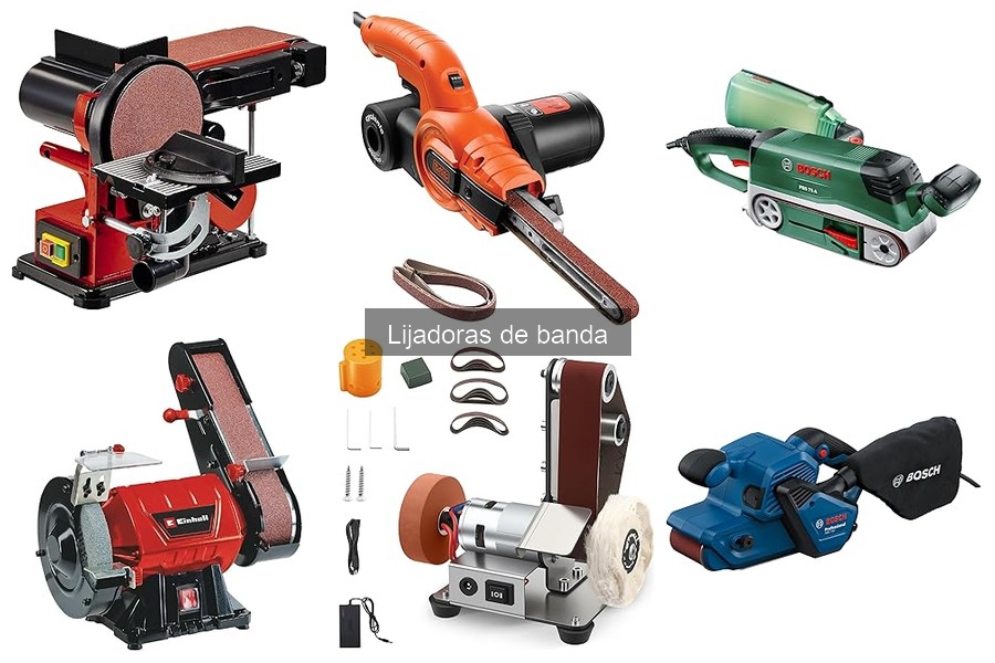 Alternativas a la lijadora de banda para bricolaje ligero