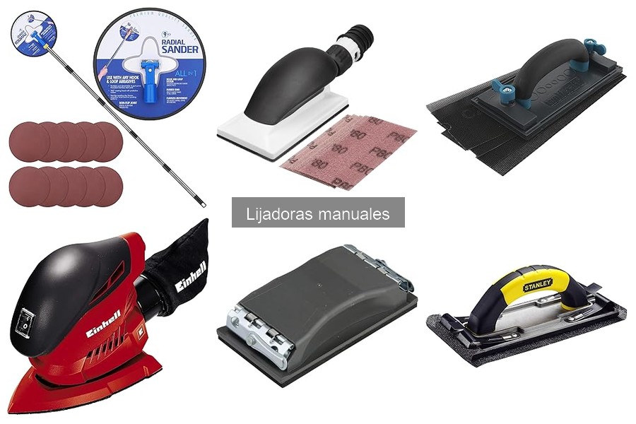 Alternativas a las lijadoras manuales para bricolaje ligero