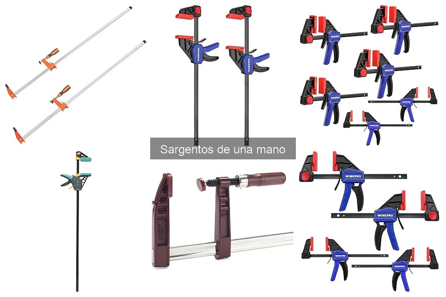 Alternativas a los Sargentos de una Mano para Carpintería