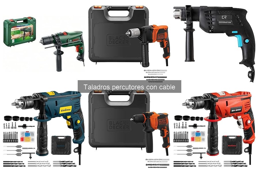 Alternativas a los Taladros Percutores con Cable