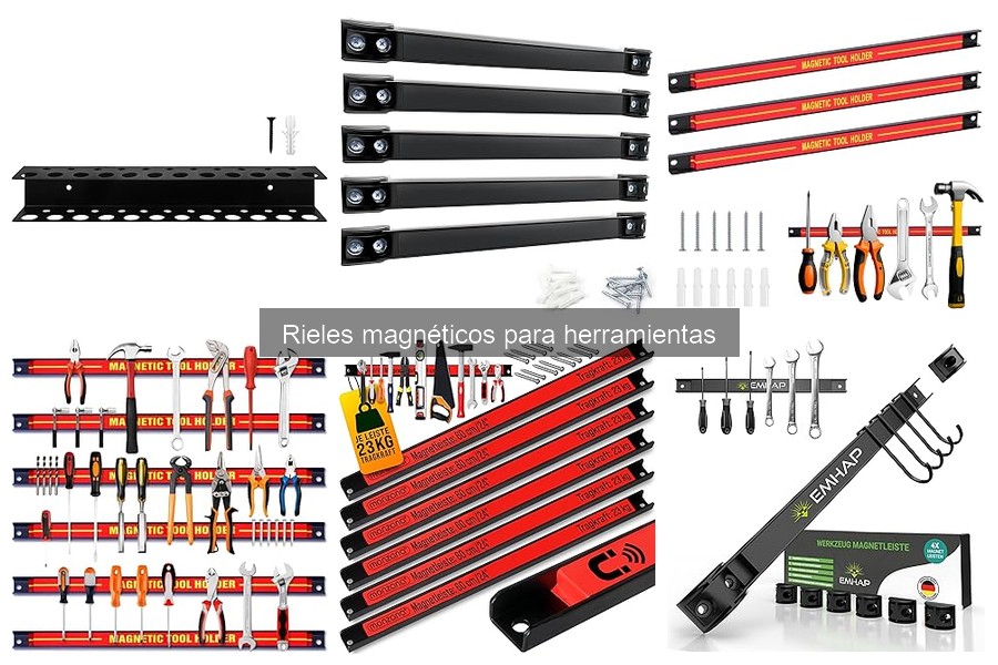 Alternativas a Rieles Magnéticos para Organizar Herramientas