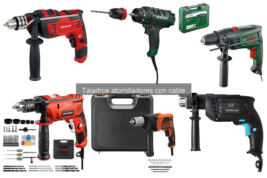 Alternativas a taladros atornilladores con cable
