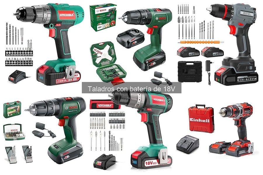 Alternativas a taladros de 18V para bricolaje ligero