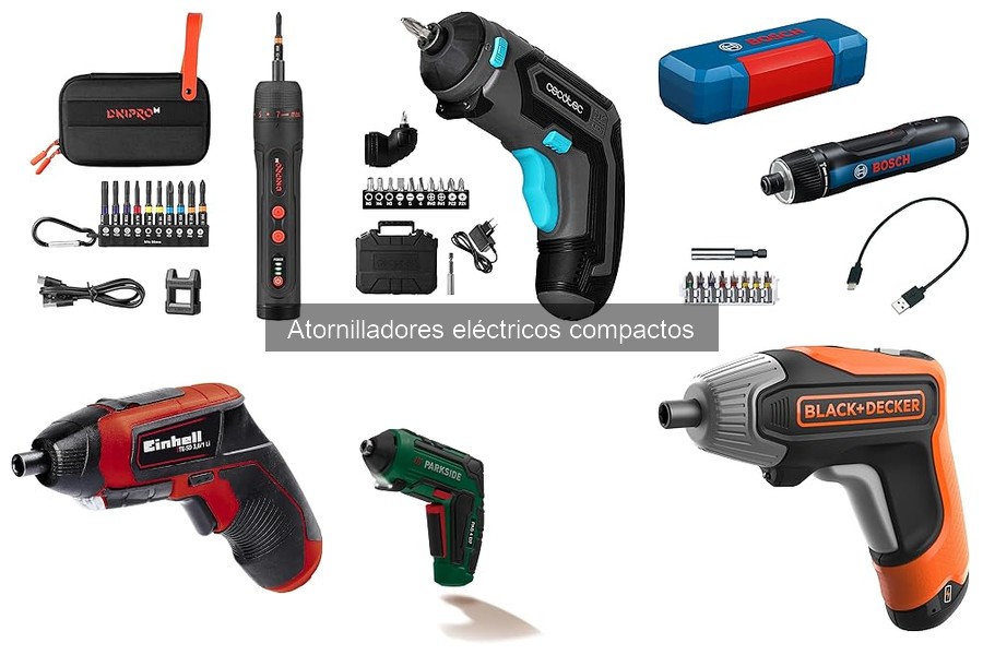 Atornilladores eléctricos compactos vs. modelos grandes: ¿cuál elegir?