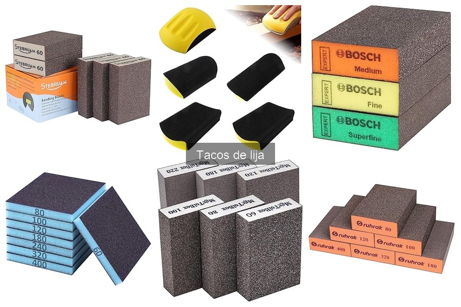 Beneficios de usar tacos de lija en bricolaje ligero