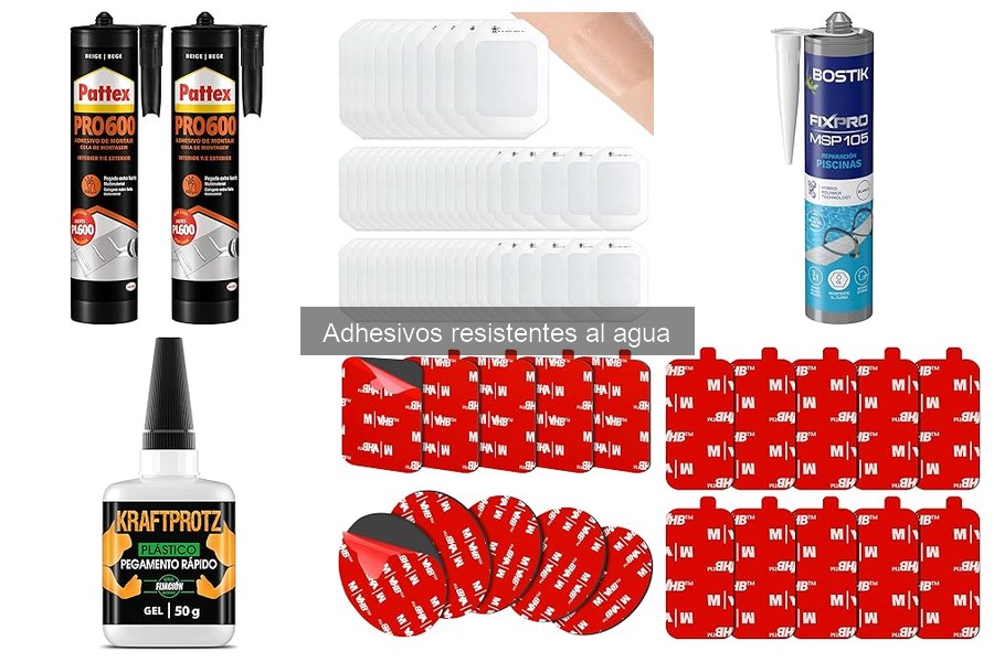 Cómo aplicar adhesivos resistentes al agua correctamente