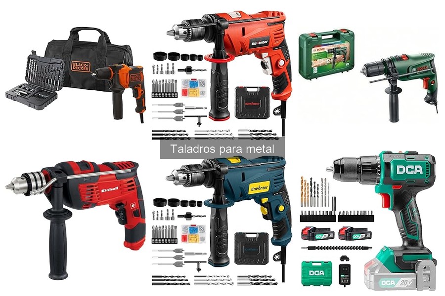 Cómo elegir el mejor taladro para metal: guía de compra