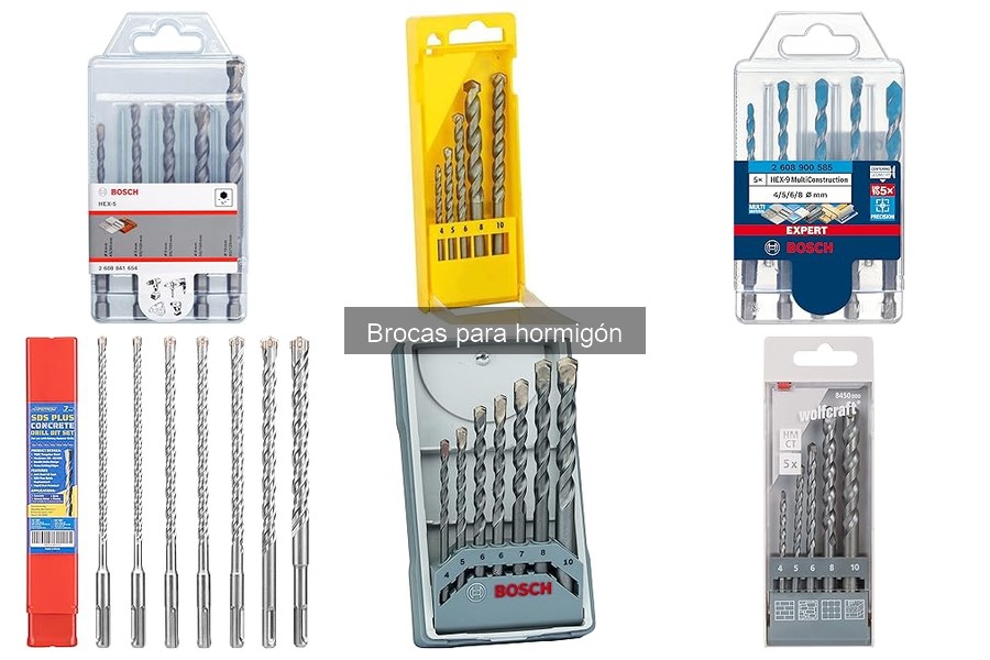Cómo elegir la broca ideal para hormigón: guía de compra