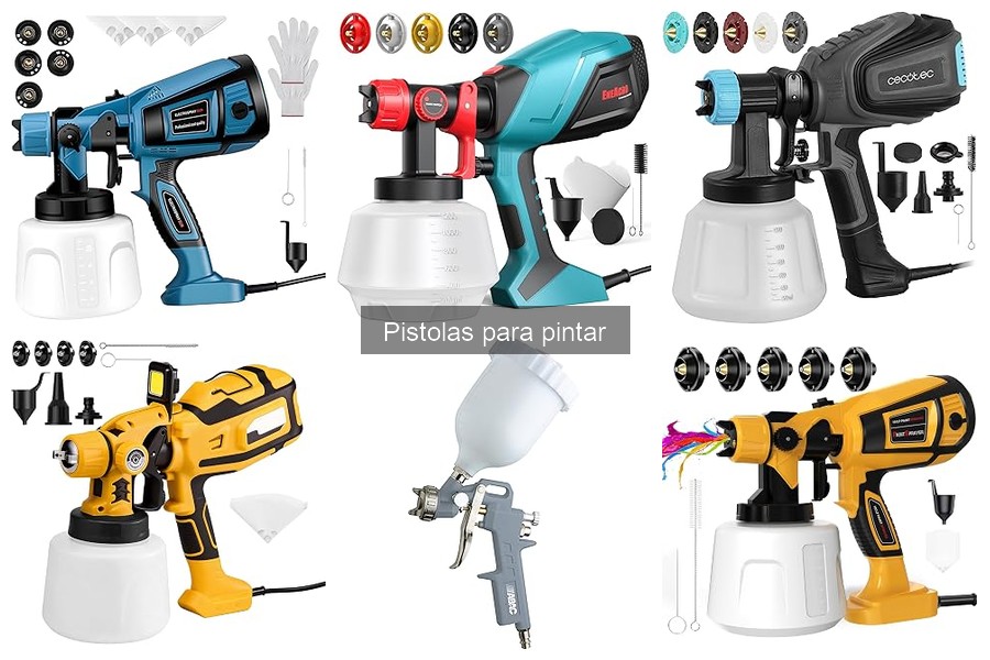 Cómo elegir la mejor pistola para pintar según tu proyecto