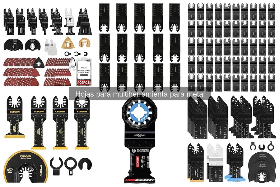 Cómo elegir las mejores hojas para multiherramienta de metal