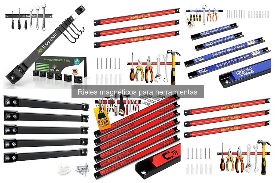 Cómo instalar rieles magnéticos para herramientas fácilmente