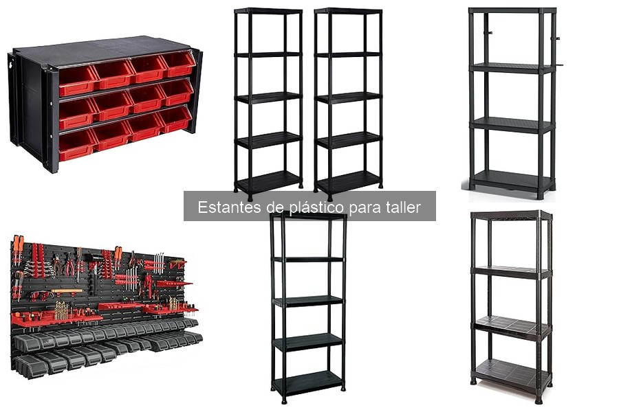 Cómo Organizar Estantes de Plástico en tu Taller