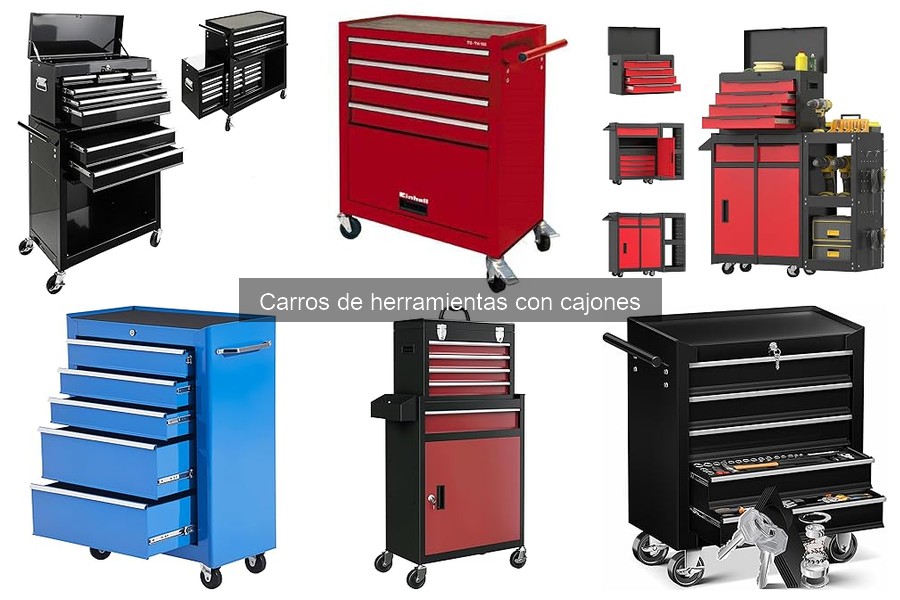 Cómo Organizar un Carro de Herramientas con Cajones Eficazmente