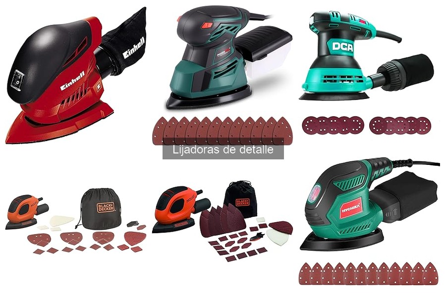 Cómo usar correctamente una lijadora de detalle