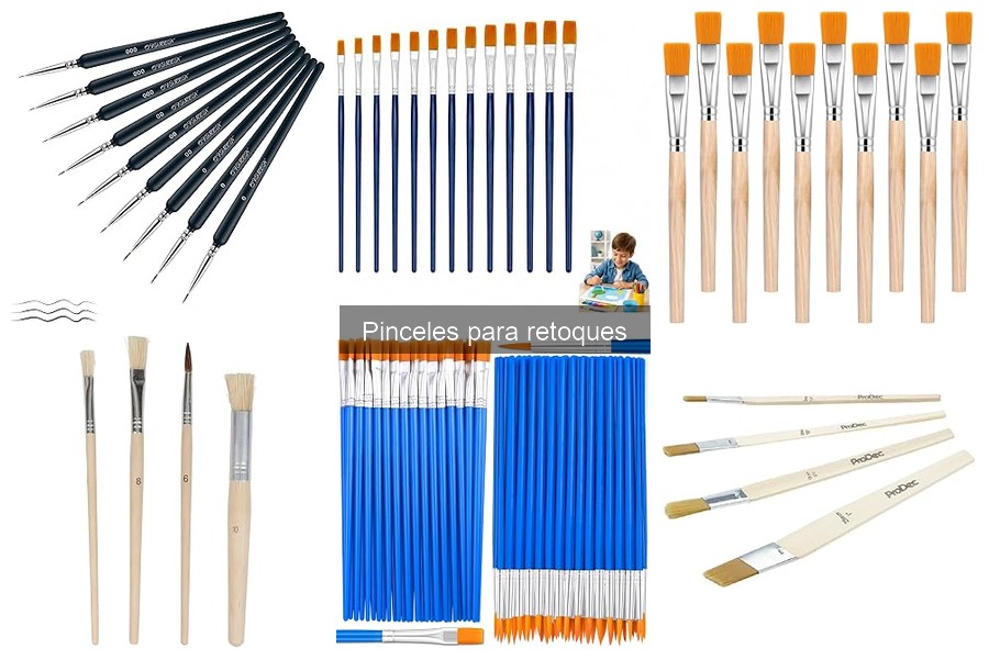 Cómo usar pinceles para retoques en diversas superficies