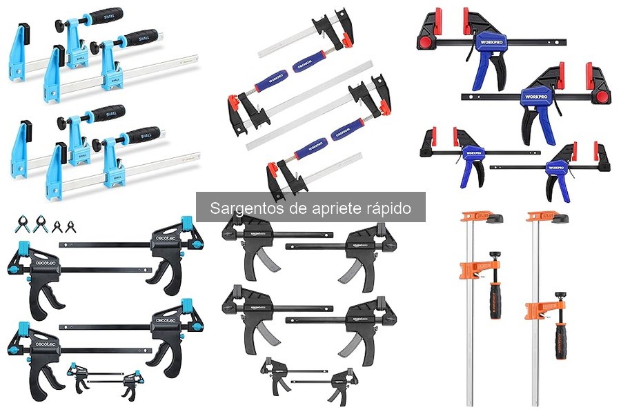 Cómo usar sargentos de apriete rápido en diferentes materiales