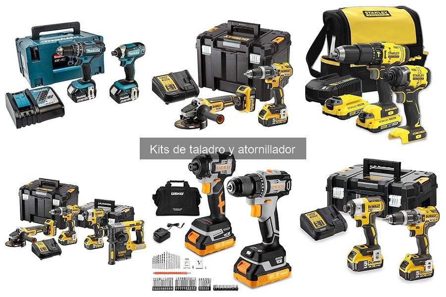 Cómo usar un kit de taladro y atornillador correctamente