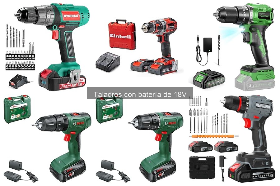 Cómo usar un taladro con batería de 18V de forma efectiva