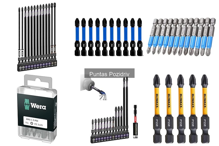 Cómo utilizar correctamente las puntas Pozidriv en bricolaje