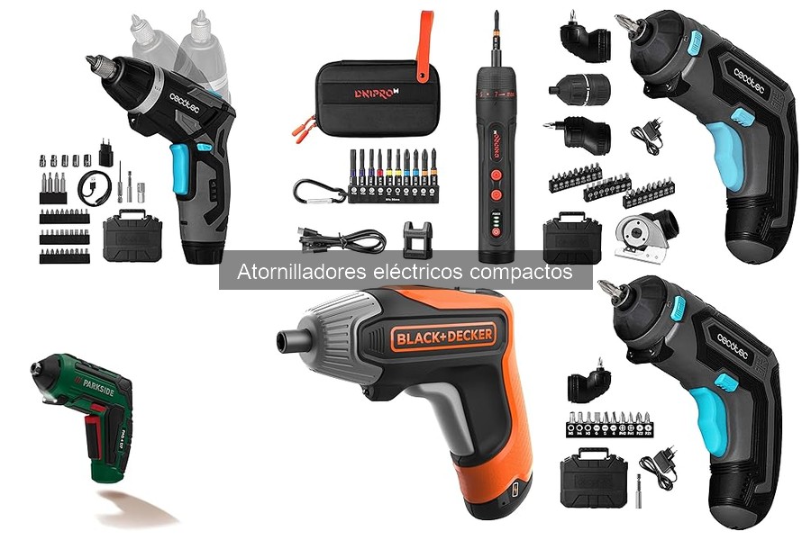** Comparativa: Atornilladores eléctricos compactos vs manuales