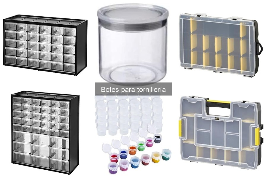 Comparativa: Botes para tornillería vs. otros sistemas de almacenamiento
