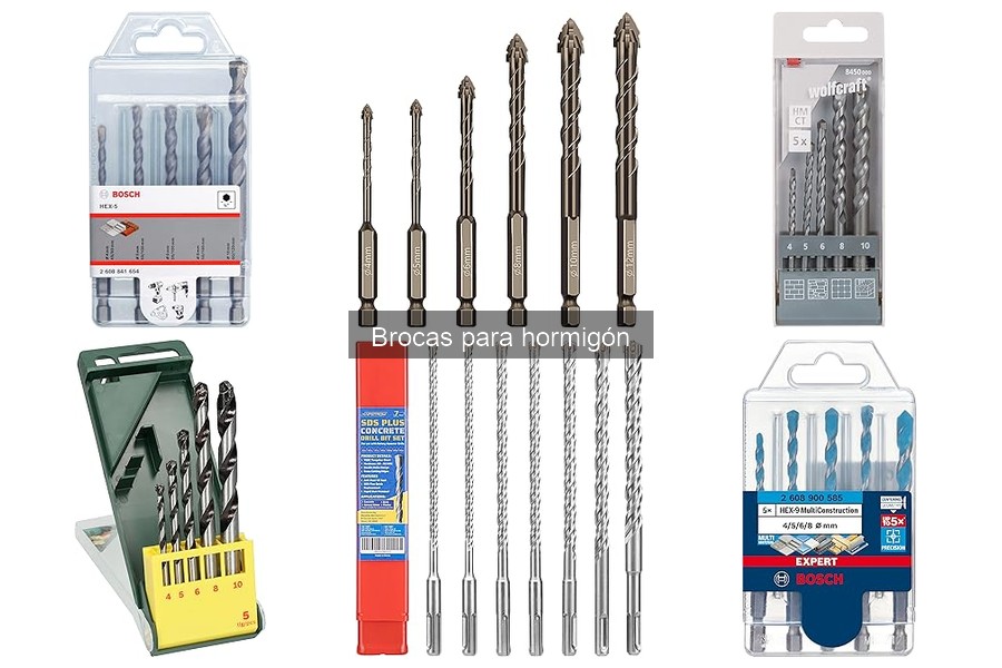 Comparativa: brocas de carburo vs brocas de percusión para hormigón