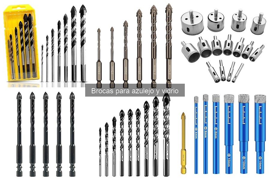 Comparativa: Brocas para Azulejo y Vidrio vs. Generales