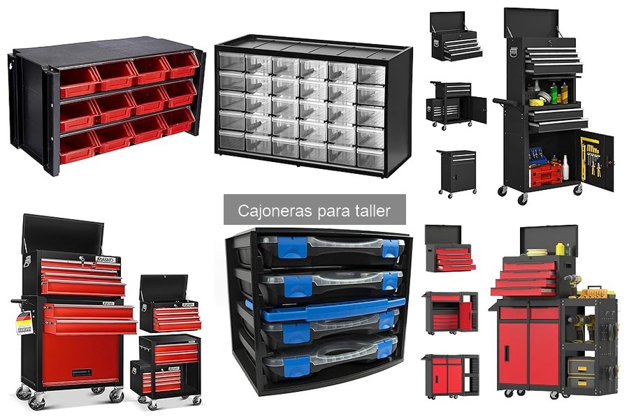 Comparativa: Cajoneras de Metal vs. Plástico para Taller