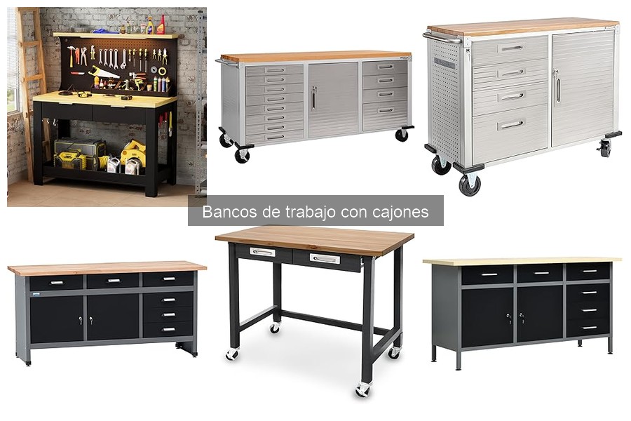 Comparativa de Bancos de Trabajo con Cajones: Gama Alta vs Baja