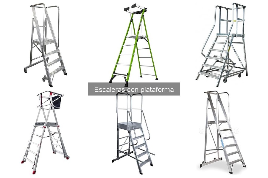 Comparativa de escaleras con plataforma: profesionales vs. domésticas