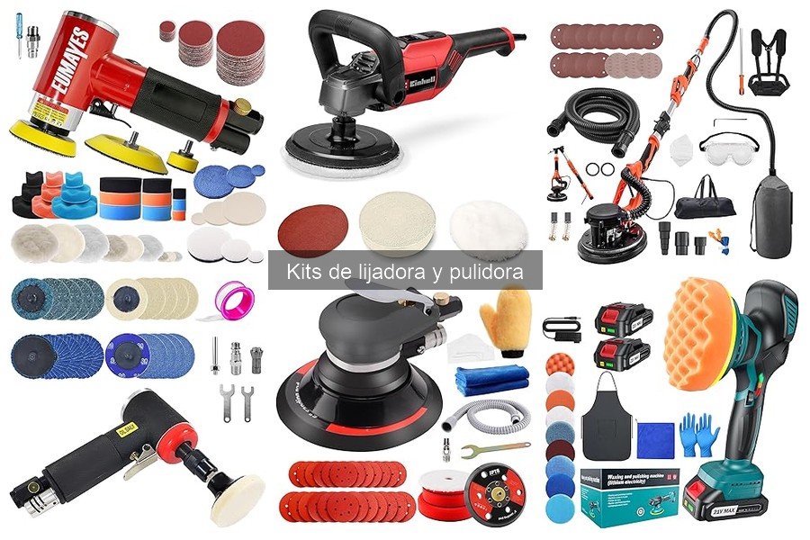 Comparativa de Kits de Lijadora y Pulidora: Mejores Marcas