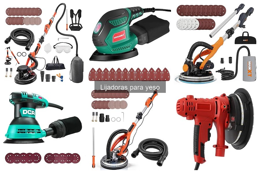 Comparativa de Lijadoras Eléctricas y Manuales para Yeso